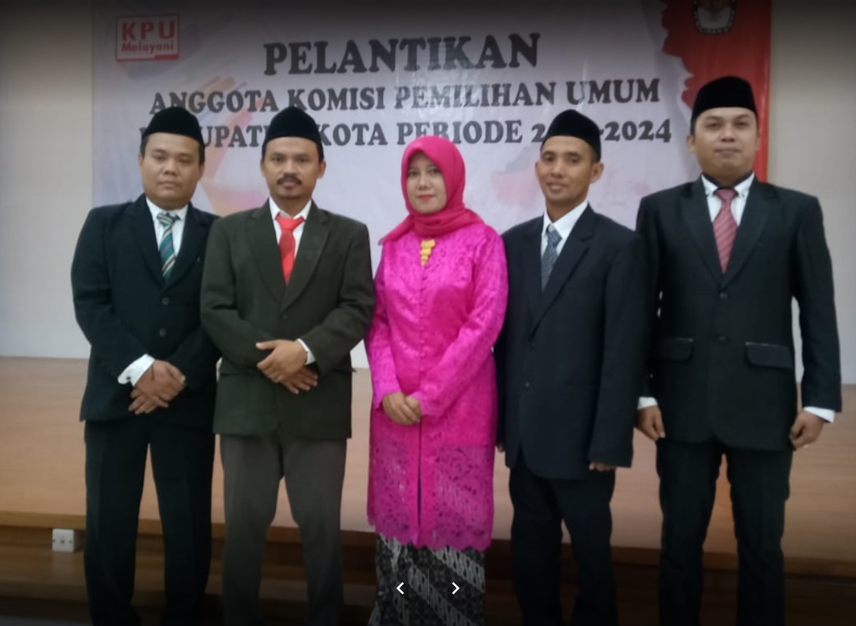Pelantikan Anggota KPU Kabupaten Lebak 2019 - 2024